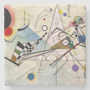 Porta-copo De Pedra WASSILY KANDINSKY - Composição VIII 1923