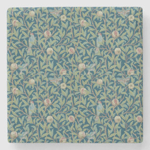 Porta-copo De Pedra William Morris "Bird and Pomegranate"