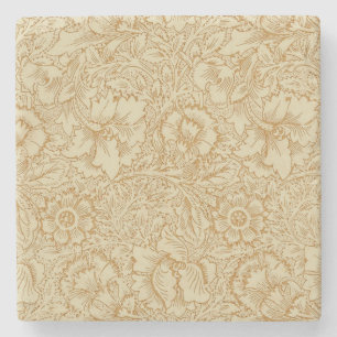 Porta-copo De Pedra William Morris Poppy Floral Wallpaper