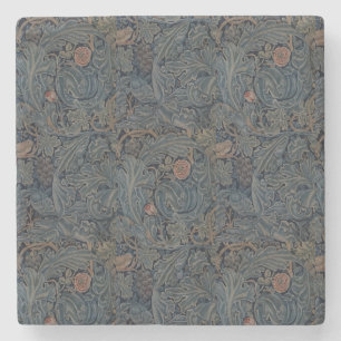 Porta-copo De Pedra William Morris Vintage Acanthus e Vine