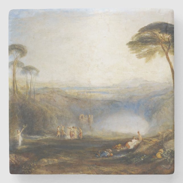 Porta-copo De Pedra William Turner - A tosse do Ouro (Frente)