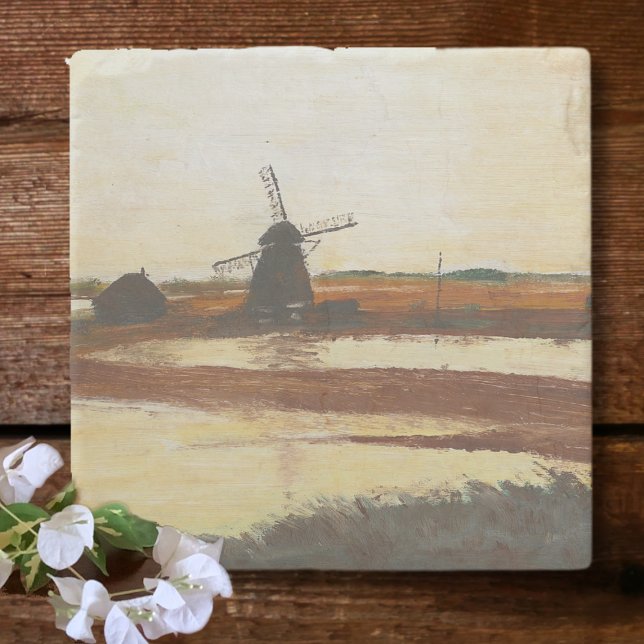 Porta-copo De Pedra Wind Mill (Criador carregado)