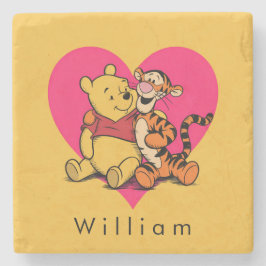 Porta-copo De Pedra Winnie the Pooh & Tigger Doce