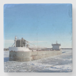 Porta-copo De Pedra Winter Freighter Manitoulin Excelente Lagos Endere