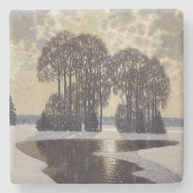 Porta-copo De Pedra Winter (por Vilhelms Purvitis) (Frente)