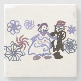 Porta-copo De Pedra Winter wedding 