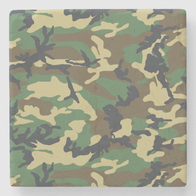 Porta-copo De Pedra Woodland Camo (Frente)