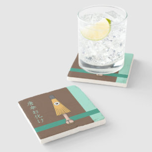 Porta-copo De Pedra Yokai Karakasa-obake (Fantasma dos Guarda-chuvas)