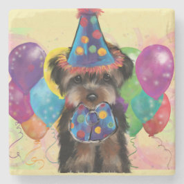 Porta-copo De Pedra Yorkie