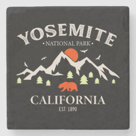 Porta-copo De Pedra Yosemite National Park Vintage Mountain Souvenirs