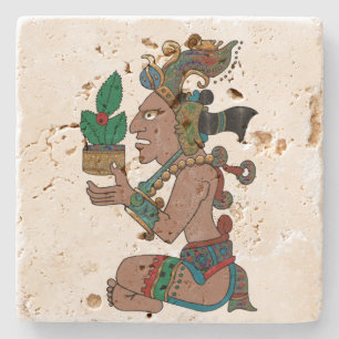 Porta-copo De Pedra Yucatan Psychedelic Mexicano Visiones