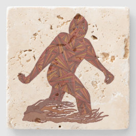 Porta-copo De Pedra Z Bigfoot Sasquatch de passeio para o partido