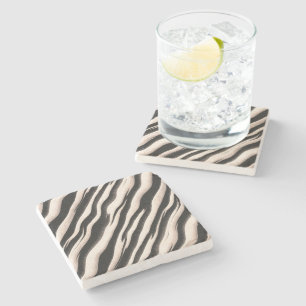 Porta-copo De Pedra Zebra tira textura perfeita + suas ideias