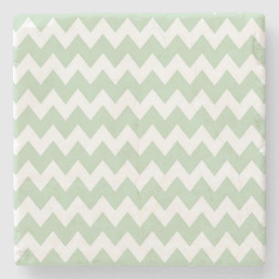 Porta-copo De Pedra Ziguezague moderno colorido retro de Chevron da