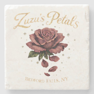 Porta-copo De Pedra Zuzu’s Petals Bedford Falls, NY Vintage Rose
