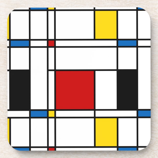 Porta-copo De Stijl (Frente)