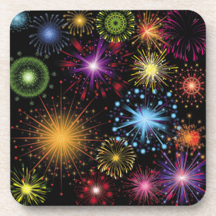 Porta-copo Decor Dinâmico de Espumação Colorida do Fireworks