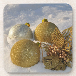 Porta-copo Decorações da Glitter na Neve