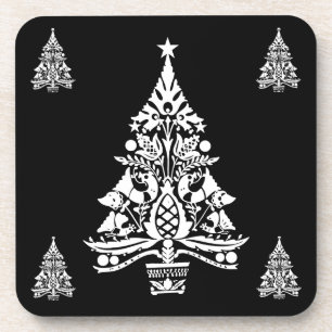 Porta-copo Decorações das árvores de Natal nórdicas escandina