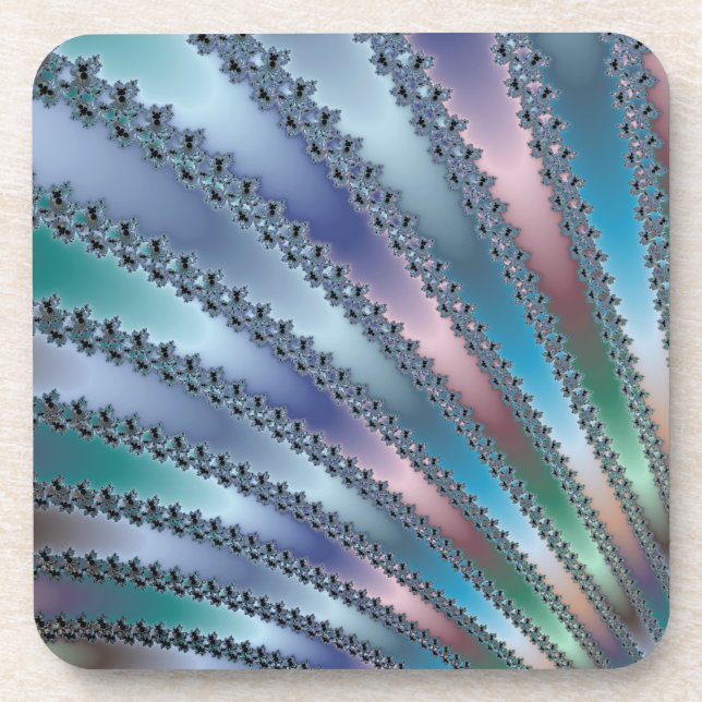 Porta-copo Dedos Arte Fractal (Frente)
