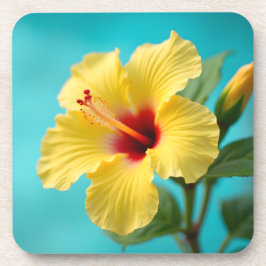 Porta-copo Delicate Yellow Hibiscus