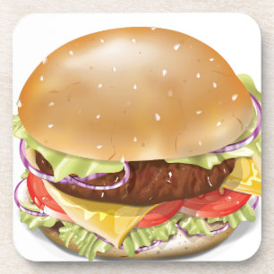 Porta-copo Delicioso Cheeseburger