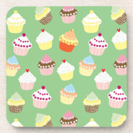 Porta-copo Deliciosos Cupcakes de aniversário decorados