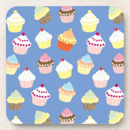 Porta-copo Deliciosos Cupcakes de aniversário decorados