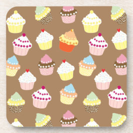 Porta-copo Deliciosos Cupcakes de aniversário decorados