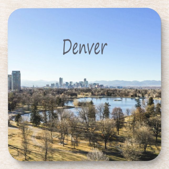 Porta-copo Denver City e Mountain Colorado (Frente)