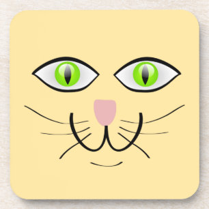 Porta-copo Desenho Animado Cara Engraçada de Gato-29034