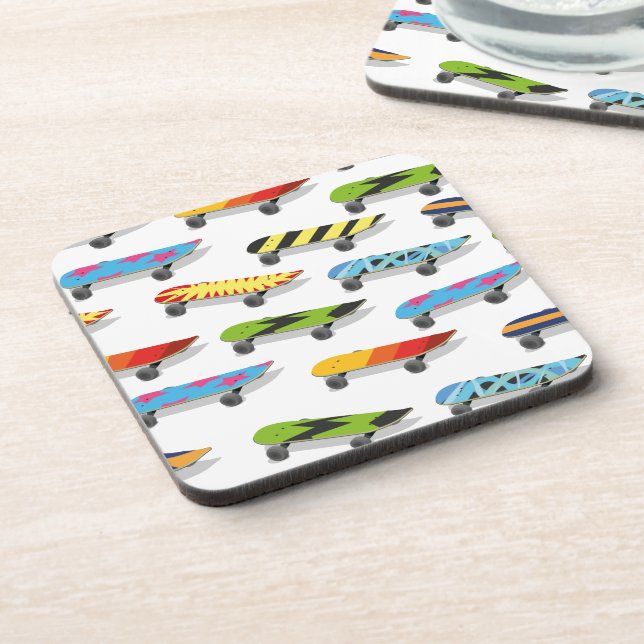 Porta-copo Desenho animado de skate. (Left Side)
