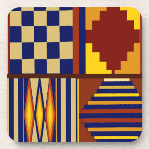 Porta-copo desenho de tapete de oração Kilim
