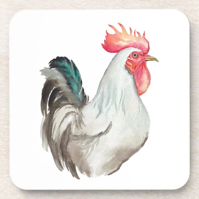 Porta-copo Desenho manual em aquarela de uma galeria (Frente)