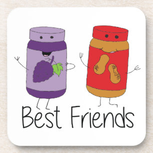 Porta-copo Desenho PB e J Melhores Amigos Pb e J BFF