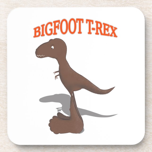 Porta-copo Desenho T-Rex Bigfoot (Frente)