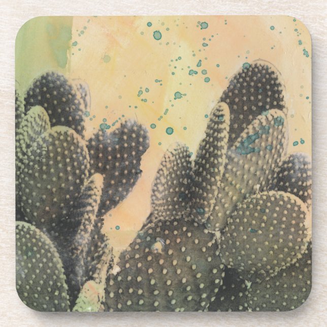 Porta-copo Desert Cactus | Frente Verde (Frente)