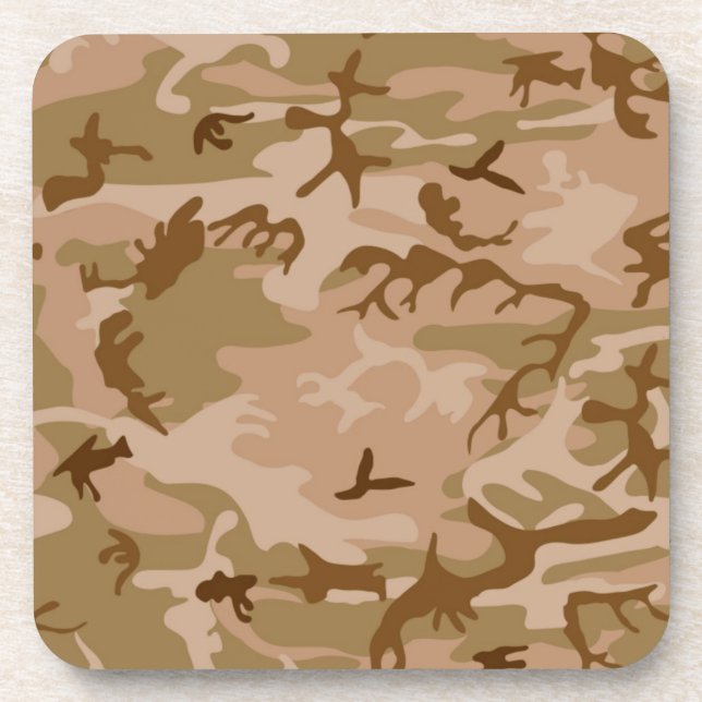 Porta-copo Desert Sand Camoflauge Coaster (Frente)