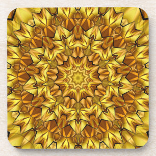 Porta-copo Design abstrato antigo do ouro Mandala - 63495