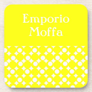 Porta-copo Design amarelo @ Emporio Moffa da bola da