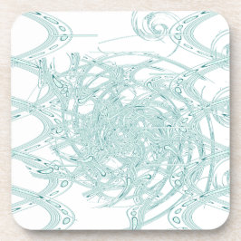 Porta-copo Design claro verde branco