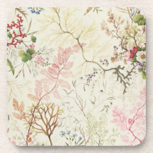 Porta-copo Design da alga para o material de seda (w/c no