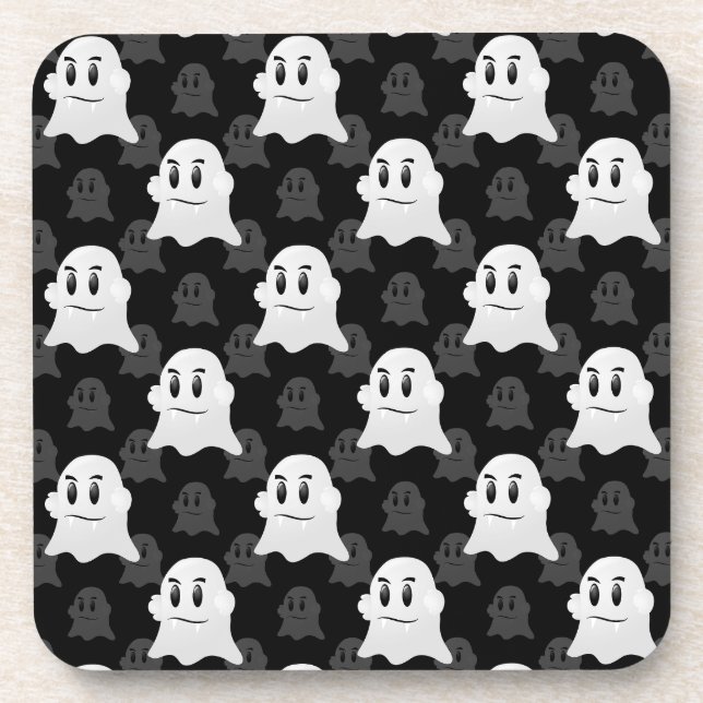 Porta-copo Design de Blob Fantasma (Frente)