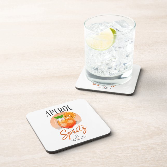 Porta-copo Design de Coquetel Aperol Spritz (Lado Direito)