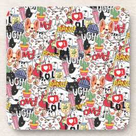 Porta-copo design de estimação engraçado kawaii - amante de a
