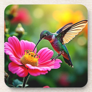 Porta-copo Design de Momentos de Hummingbird Mágico