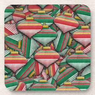 Porta-copo Design de Padrão de Ornamento Vermelhos Vermelhos