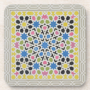 Porta-copo Design do mosaico do Alhambra, 'do Arabian