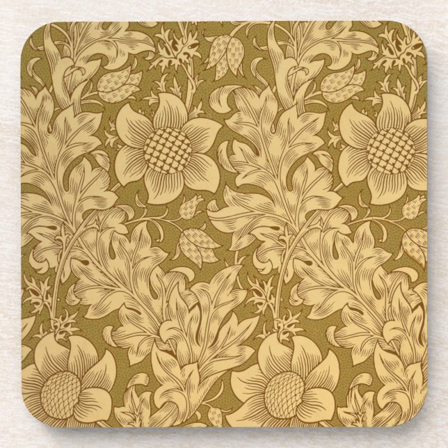 Porta-copo Design do papel de parede do "Fritillary", 1885 (Frente)