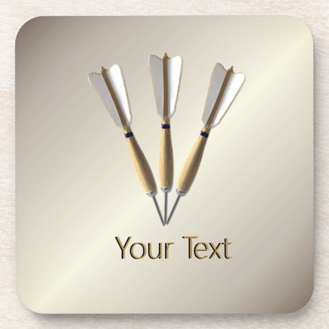 Porta-copo Design Monogramas Darts (Frente)